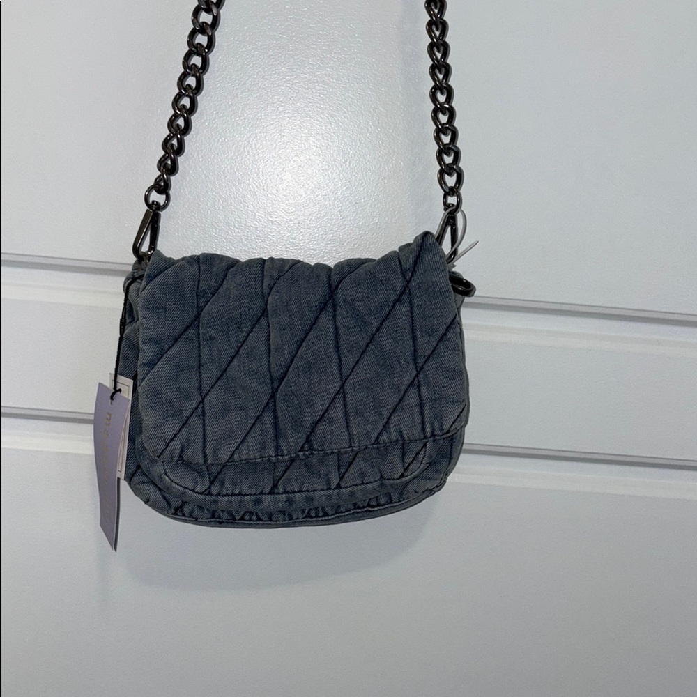 NWT Madden Girl denim purse
